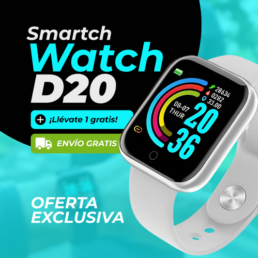 SmartchWatch D20 - Compra 1 Llevate 2 GRATIS 🎁