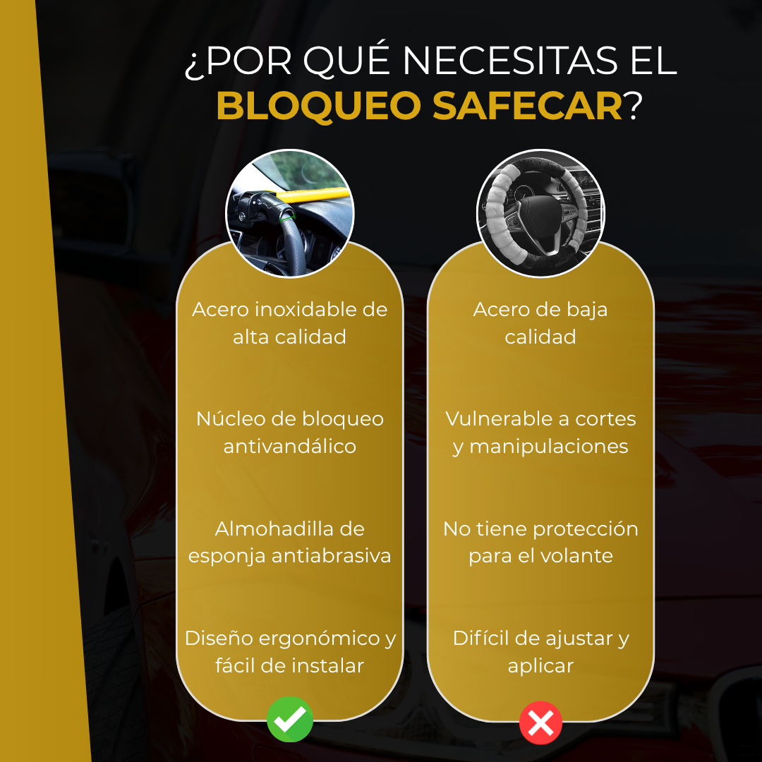 Safecar - Bloqueo Universal Antirrobo