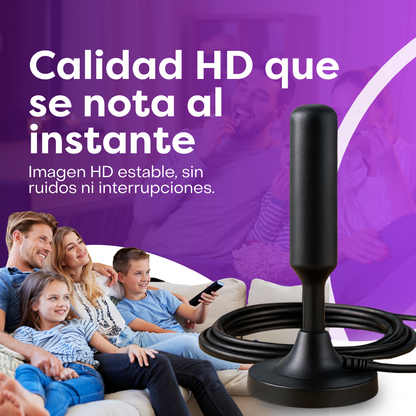 Antena Digital HDTV - Compra 1 y Llévate 2 GRATIS 🎁