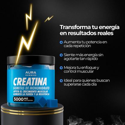 Aura Gomitas De Creatina - Compra 1 Llevate 2 GRATIS 🎁